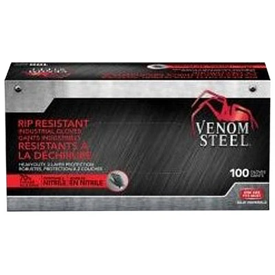 Gants en nitrile Venom Steel de Medline - 100 unités (VENCA6145N)