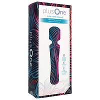 plusOne Vibrating Wand Massager - Purple