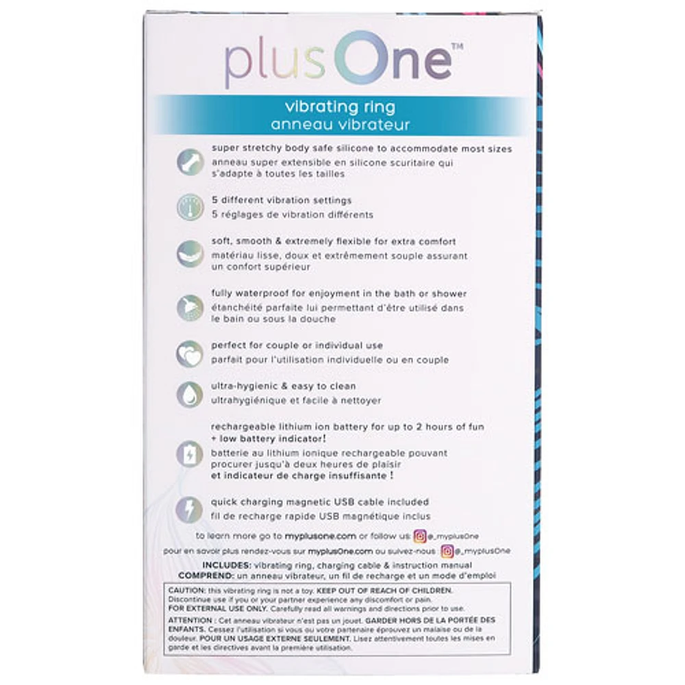 plusOne Vibrating Ring - Teal