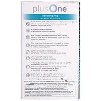 plusOne Vibrating Ring - Teal