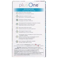 plusOne Vibrating Bullet - Teal