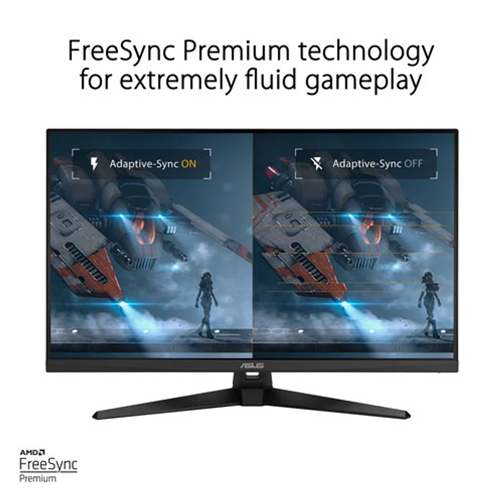 Moniteur de jeu DEL FreeSync VA WQHD 1440p 170 Hz 1 ms 31,5 po TUF d'ASUS (VG32AQA1A)