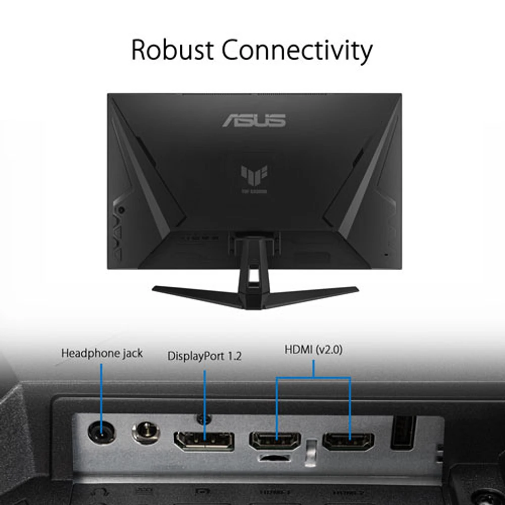 Moniteur de jeu DEL FreeSync VA WQHD 1440p 170 Hz 1 ms 31,5 po TUF d'ASUS (VG32AQA1A)