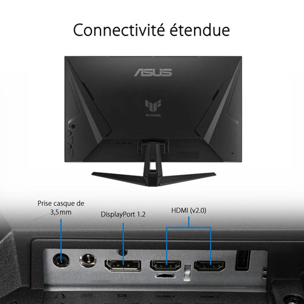 Moniteur de jeu DEL FreeSync VA WQHD 1440p 170 Hz 1 ms 31,5 po TUF d'ASUS (VG32AQA1A)