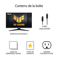 Moniteur de jeu DEL FreeSync VA WQHD 1440p 170 Hz 1 ms 31,5 po TUF d'ASUS (VG32AQA1A)