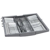 Bosch 24" 46dB Built-In Dishwasher with Stainless Steel Tub & Third Rack (SHE53B75UC) - Stainless Steel