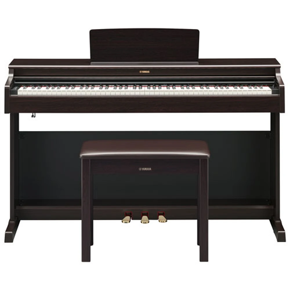 Yamaha YDP165 ARIUS Standard 88-Key Weighted Hammer Action Digital Piano w/ Stand, Bench & 3 Pedals