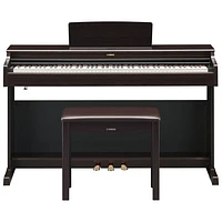Yamaha YDP165 ARIUS Standard 88-Key Weighted Hammer Action Digital Piano w/ Stand, Bench & 3 Pedals