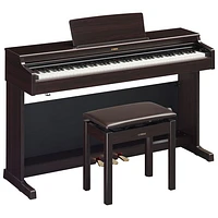 Yamaha YDP165 ARIUS Standard 88-Key Weighted Hammer Action Digital Piano w/ Stand, Bench & 3 Pedals