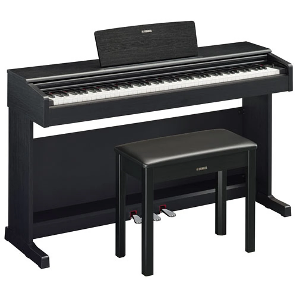 Yamaha YDP145 ARIUS Standard 88-Key Weighted Hammer Action Digital Piano w/ Stand, Bench & 3 Pedals