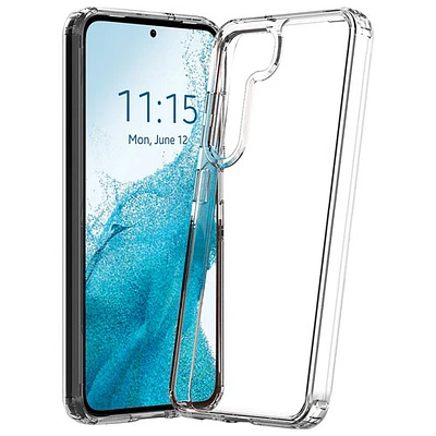 Étui rigide ajusté antichoc d'Adreama pour Galaxy S23 de Samsung - Transparent