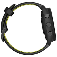 Montre intelligente Bluetooth de 42 mm Forerunner 265S de Garmin pour la course - Noir/Jaune vif