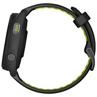 Montre intelligente Bluetooth de 42 mm Forerunner 265S de Garmin pour la course - Noir/Jaune vif