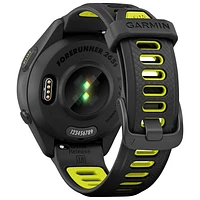 Montre intelligente Bluetooth de 42 mm Forerunner 265S de Garmin pour la course - Noir/Jaune vif