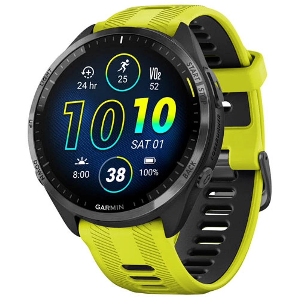 Montre intelligente Bluetooth de 47 mm Forerunner 965 de Garmin pour la course