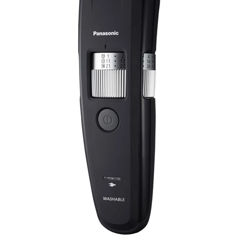 Panasonic Beard Wet/Dry Trimmer (ERGB96K) - Black (Silver Dial)