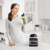 Ninja Professional Plus Blender DUO Auto-IQ 1400W Countertop Blender w/ Nutri Ninja Cups -Black/Stainless Steel