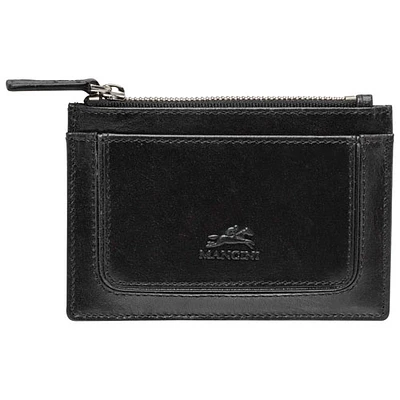 Porte-cartes RFID en cuir véritable South Beach de Mancini - Noir
