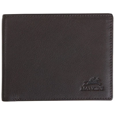 Portefeuille RFID à deux volets en cuir véritable Monterrey de Mancini - Brun