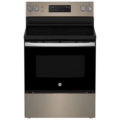 GE 30" 5.0 Cu. Ft. Freestanding Electric Range (JCB630ETES) - Slate