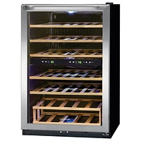 Refroidisseur à vin autonome à deux zones pour 45 bouteilles de Frigidaire (FRWW4543AS) - Inox