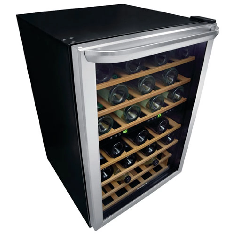 Refroidisseur à vin autonome à deux zones pour 45 bouteilles de Frigidaire (FRWW4543AS) - Inox