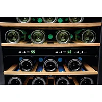 Refroidisseur à vin autonome à deux zones pour 45 bouteilles de Frigidaire (FRWW4543AS) - Inox