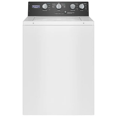 Laveuse à chargement par le haut haute efficacité de 4 pi³ de Maytag (MVWP586GW) - Blanc