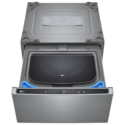 Laveuse sur socle de 1 pi³ de 27 po Sidekick de LG (WD300CV) - Acier graphite