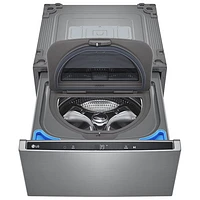 Laveuse sur socle de 1 pi³ de 27 po Sidekick de LG (WD300CV) - Acier graphite
