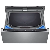Laveuse sur socle de 1 pi³ de 27 po Sidekick de LG (WD300CV) - Acier graphite