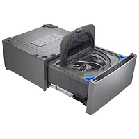 Laveuse sur socle de 1 pi³ de 27 po Sidekick de LG (WD300CV) - Acier graphite