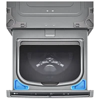 Laveuse sur socle de 1 pi³ de 27 po Sidekick de LG (WD300CV) - Acier graphite