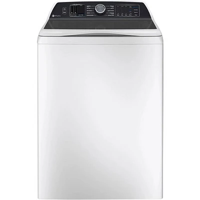 Laveuse à chargement par le haut haute efficacité de 6,2 pi³ Profile de GE (PTW705BSTWS) - Blanc