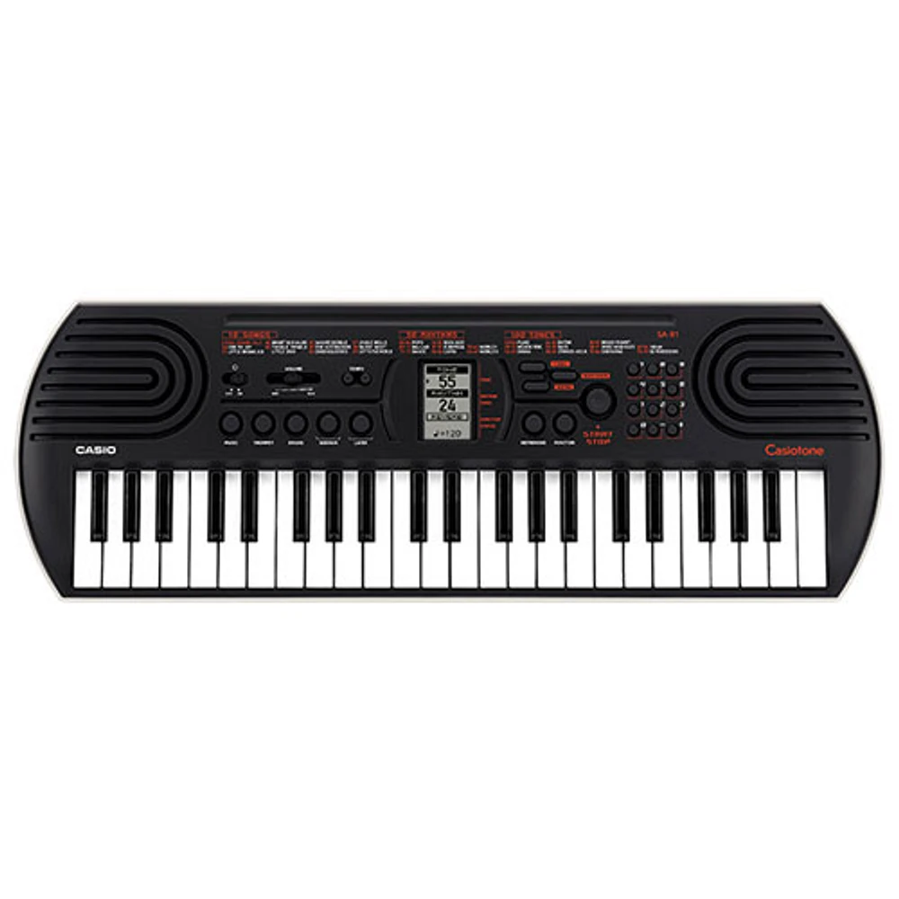 Clavier électrique à 44 touches SA-81H3 de Casio - Noir