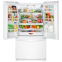 Whirlpool 33" 22.1 Cu. Ft. French Door Refrigerator with Water Dispenser (WRFF5333PW) - White