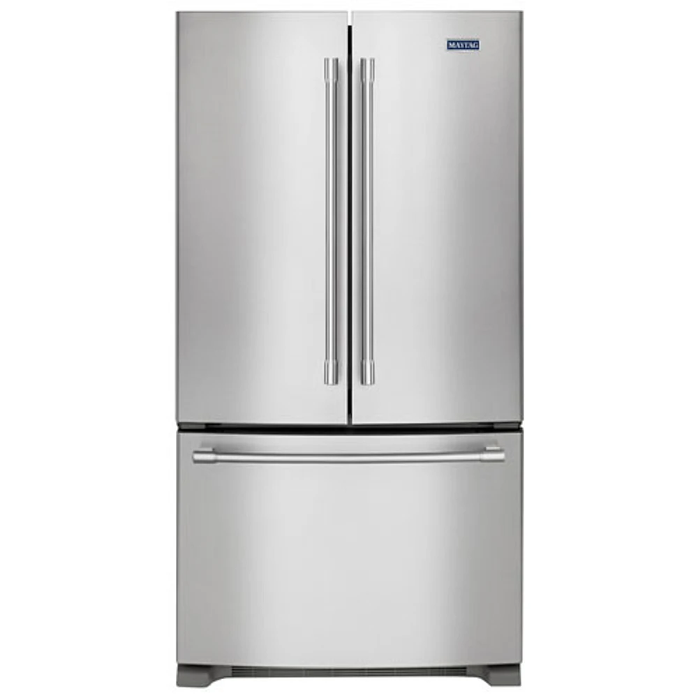 Maytag 33" 22.1 Cu. Ft. French Door Refrigerator with Water Dispenser (MRFF5033PZ) - Stainless Steel