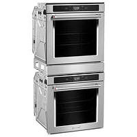 KitchenAid 24" 5.8 Cu. Ft./5 Cu. Ft. True Convection Electric Double Wall Oven (KODC504PPS) - Stainless Steel