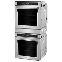 KitchenAid 24" 5.8 Cu. Ft./5 Cu. Ft. True Convection Electric Double Wall Oven (KODC504PPS) - Stainless Steel