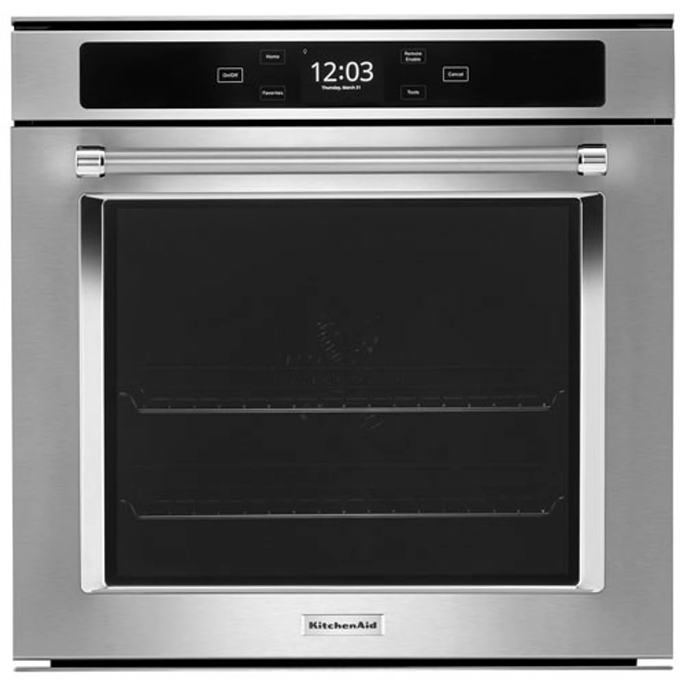 Kitchenaid 23" 2.9 Cu. Ft. True Convection Electric Wall Oven (YKOSC504PPS) - Stainless Steel