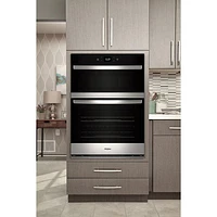 Whirlpool 21" 5.7 Cu. Ft. Combination Electric Wall Oven (WOEC5027LZ) -Fingerprint Resistant Stainless Steel