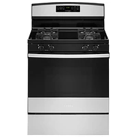 Amana 30" 5.0 Cu. Ft. Self-Clean Freestanding Gas Range (AGR6603SMS) - Stainless Steel
