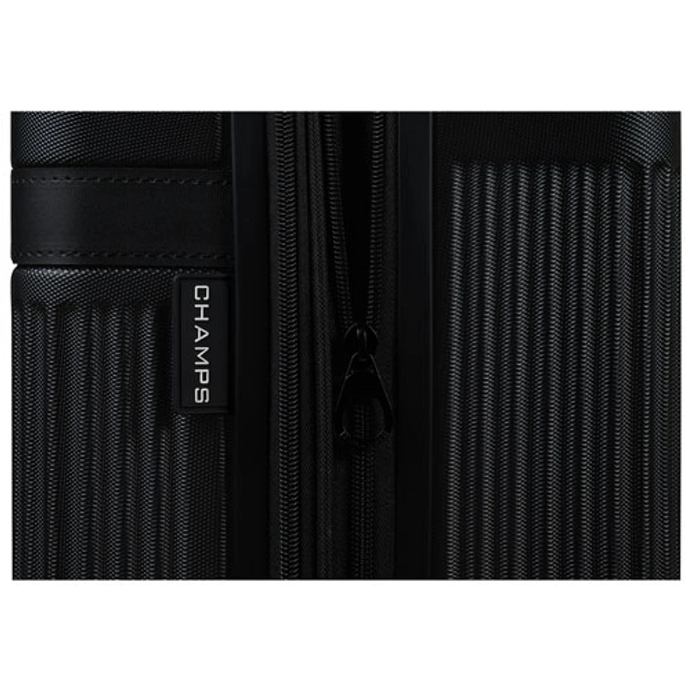 Ensemble de 3 valises rigides extensibles Onyx Collection de Champs - Noir