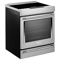 KitchenAid 30" 6.4 Cu. Ft. True Convection Slide-In Induction Range (KSIS730PSS) - Stainless Steel
