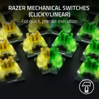 Clavier de jeu mécanique BlackWidow V4 Razer avec éclairage RVB Chroma