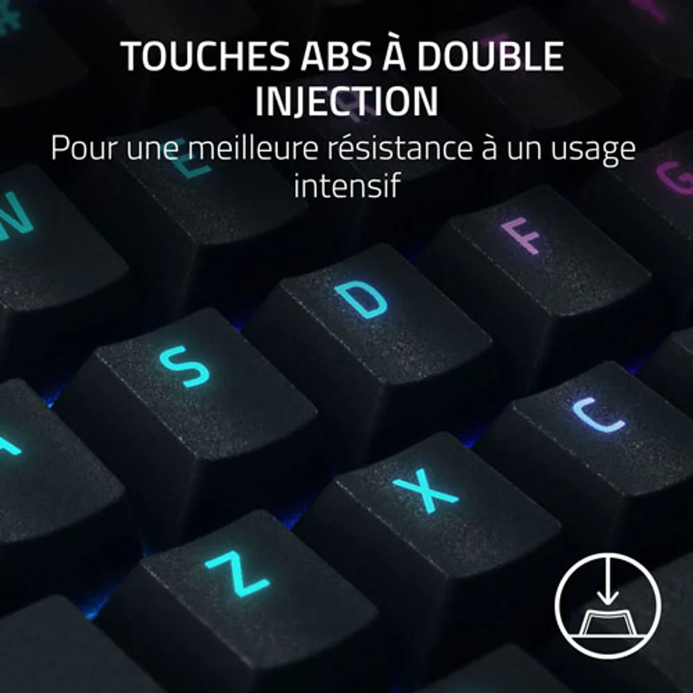 Clavier de jeu mécanique BlackWidow V4 Razer avec éclairage RVB Chroma