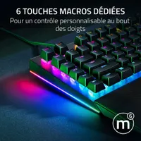 Clavier de jeu mécanique BlackWidow V4 Razer avec éclairage RVB Chroma