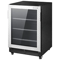 Gladiator 25" 5.4 Cu. Ft. Under the Counter Refrigerator (GABC05FDKG) - Silver Tread