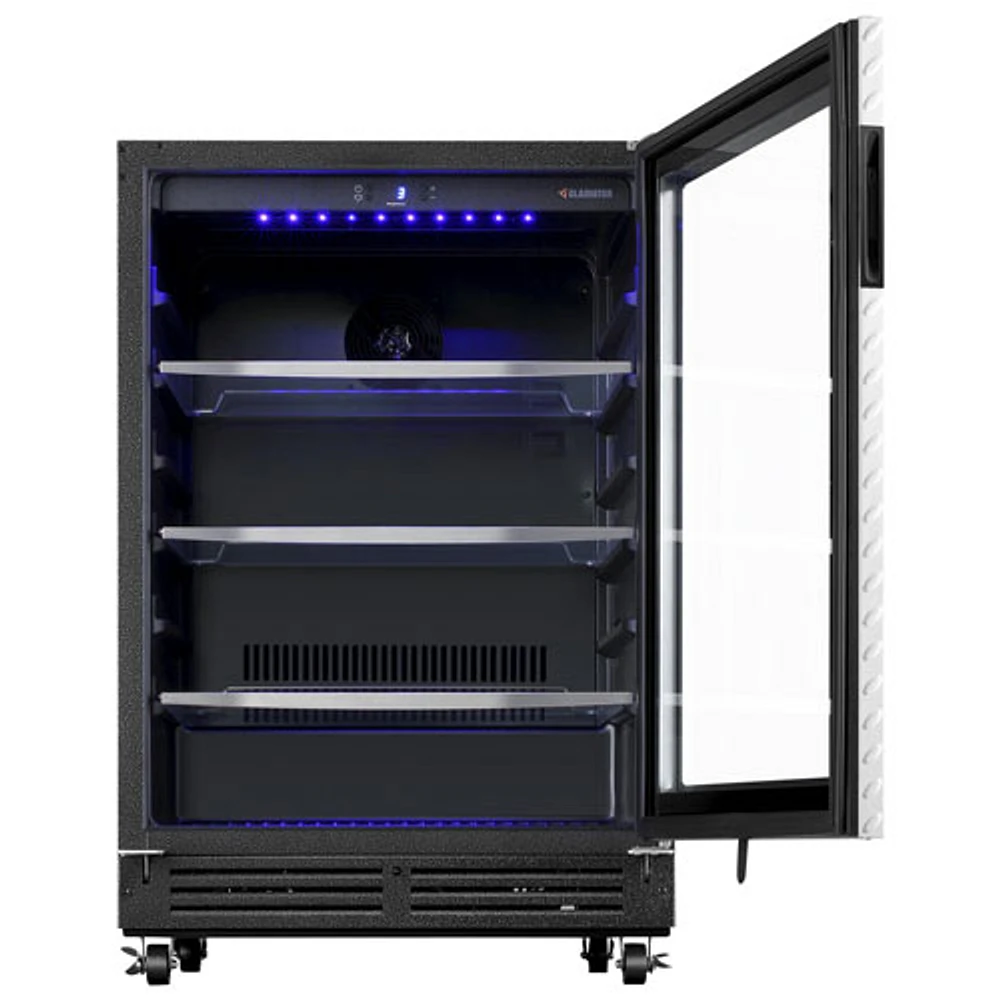 Gladiator 25" 5.4 Cu. Ft. Under the Counter Refrigerator (GABC05FDKG) - Silver Tread