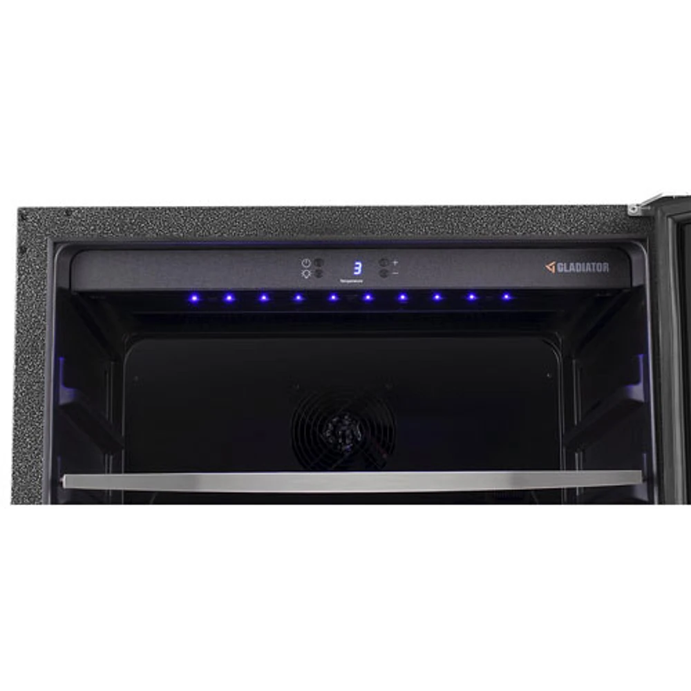 Gladiator 25" 5.4 Cu. Ft. Under the Counter Refrigerator (GABC05FDKG) - Silver Tread